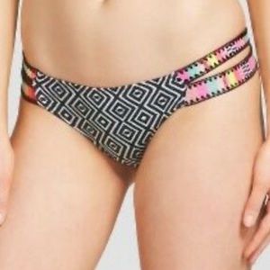 Shade & Shore Tribal Print Bikini Bottom•szM•NWOT